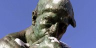 Detail der Skulptur "Penseur" von Rodin