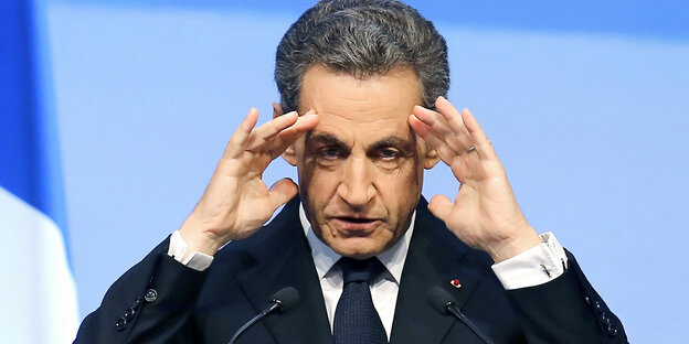 Porträt Sarkozy Porträt Sarkozy