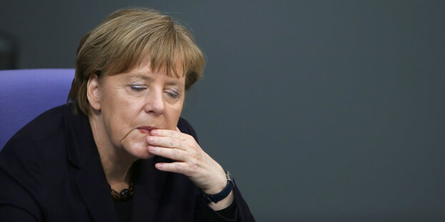 Angela Merkel im Porträt Angela Merkel im Porträt