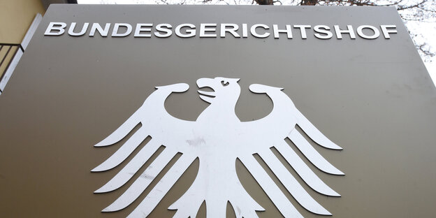 Bundesgerichtshof und sein Wappen Bundesgerichtshof und sein Wappen