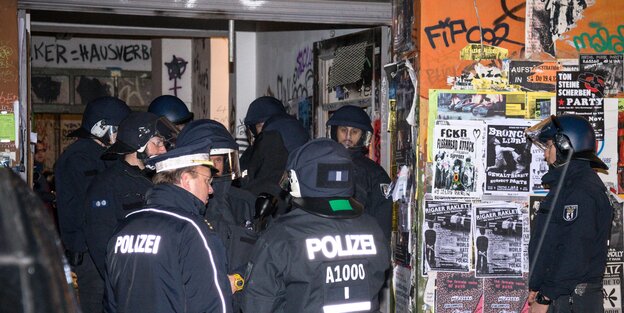 Polizeieinsatz in der Rigaer Straße