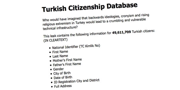 Ein Screenshot zeigt die Seite auf der die Daten veröffentlicht wurden Ein Screenshot zeigt die Seite auf der die Daten veröffentlicht wurden