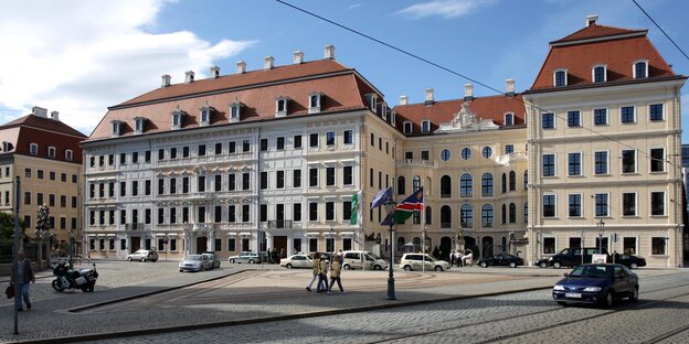 Altehrwürdiges Hotel in Dresden. Altehrwürdiges Hotel in Dresden.