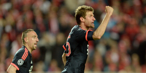 Franck Ribéry und Thomas Müller Franck Ribéry und Thomas Müller