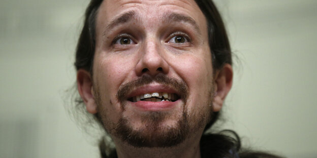 Pablo Iglesias im Porträt Pablo Iglesias im Porträt