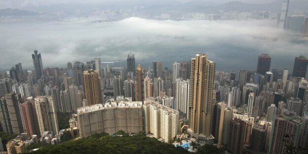 Skyline von Hongkong