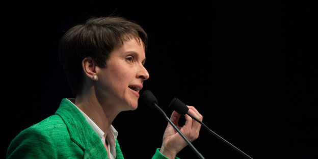 Porträt Petry im Profil Porträt Petry im Profil