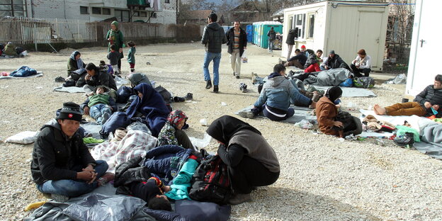 Flüchtlinge im Süden Serbiens Flüchtlinge im Süden Serbiens