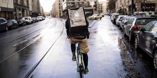 Radkurier in Berlin