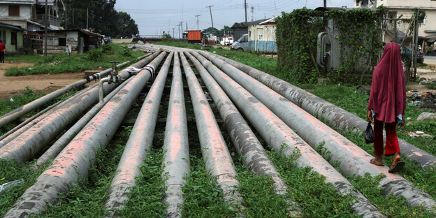 Gaspipeline nahe Port Harcourt Gaspipeline nahe Port Harcourt