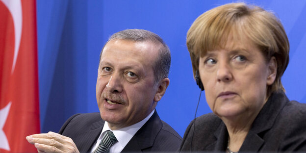 Erdogan und Merkel