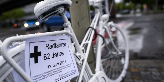 Erinnerung an getöteten Radler Erinnerung an getöteten Radler