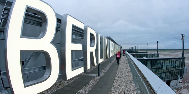 Blick von BER-Terminal Blick von BER-Terminal