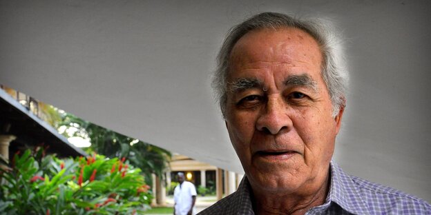 Der haitianische Autor Anthony Phelps Der haitianische Autor Anthony Phelps