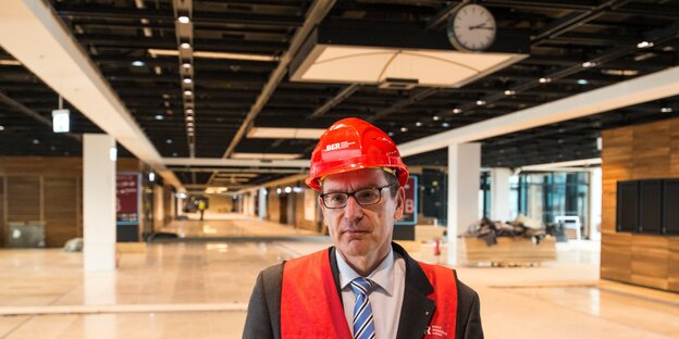 Der Flughafenchef am BER Der Flughafenchef am BER