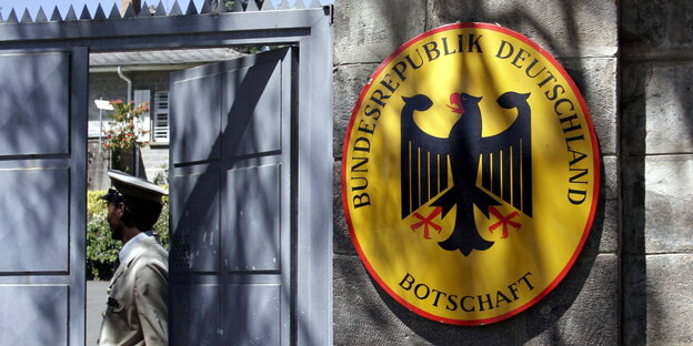 Die deutsche Botschaft in Addid Abeba, Äthiopien Die deutsche Botschaft in Addid Abeba, Äthiopien