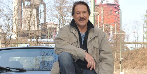 Götz George im typischen Schimanski-Parka Götz George im typischen Schimanski-Parka