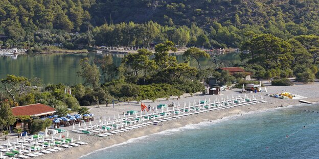 leerer strand leerer strand