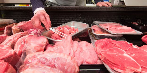Fleisch in der Theke Fleisch in der Theke