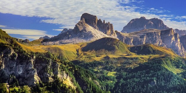 Blick auf die Dolomiten Blick auf die Dolomiten