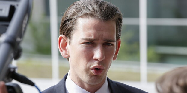 Sebastian Kurz spricht Sebastian Kurz spricht