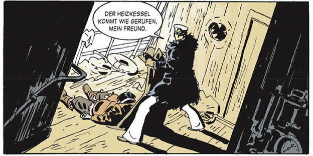 Eine Comicszene aus "Corto Maltese" Eine Comicszene aus "Corto Maltese"