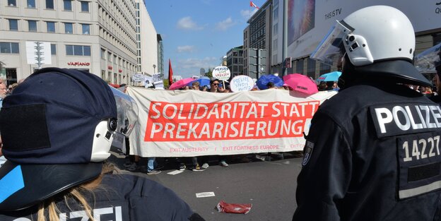 Blockupy-Protest in Berlin Blockupy-Protest in Berlin