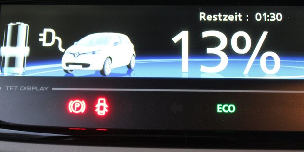 das Navi des E-Autos das Navi des E-Autos