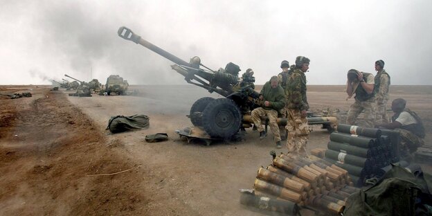 Britische Panzer im Irak Britische Panzer im Irak