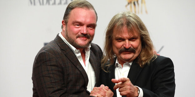 Leslie Mandoki mit Förster Leslie Mandoki mit Förster