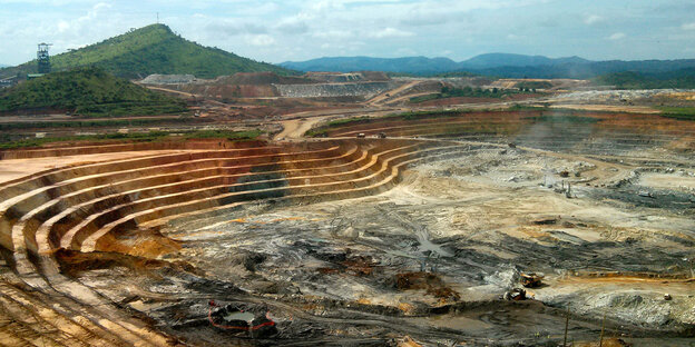 Eine Goldmine im Kongo Eine Goldmine im Kongo