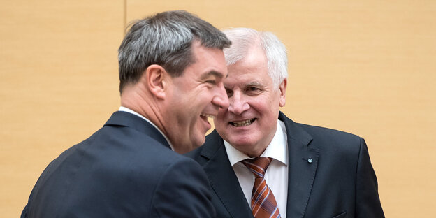 Markus Söder und Horst Seehofer Markus Söder und Horst Seehofer