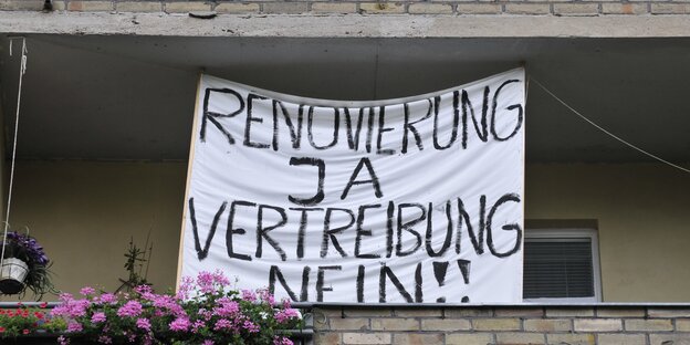 Protest von Mietern in Berlin Protest von Mietern in Berlin