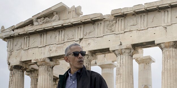 Obama auf der Akropolis Obama auf der Akropolis