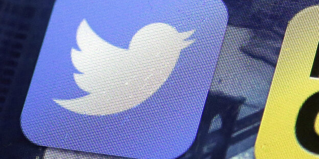 Twitter-App auf einem Gerät Twitter-App auf einem Gerät