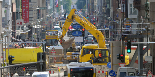 Baustelle in Berlin Baustelle in Berlin