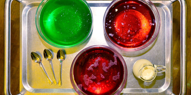 rot rot grüne Puddings rot rot grüne Puddings