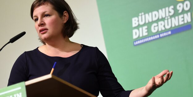 Antje Kapek, Fraktionschefin Antje Kapek, Fraktionschefin