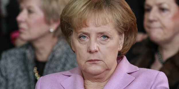 Traurige Merkel Traurige Merkel