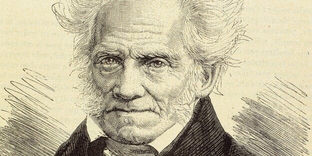 Eine Zeichnung von Arthur Schopenhauer Eine Zeichnung von Arthur Schopenhauer