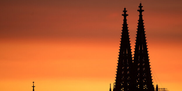 Der Kölner Dom in der Abendsonne Der Kölner Dom in der Abendsonne