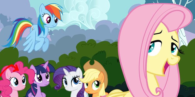 Noch ein Bildd aus dem Comic "My little Pony", wieder mit Ponies Noch ein Bildd aus dem Comic "My little Pony", wieder mit Ponies