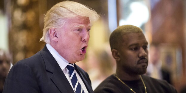 Donald Trump und Kanye West