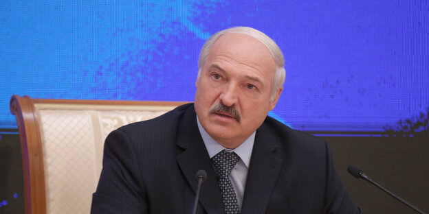 Weißrusslands Präsident Alexander Lukaschenko Weißrusslands Präsident Alexander Lukaschenko