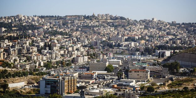 Blick auf die Stadt Nazareth Blick auf die Stadt Nazareth