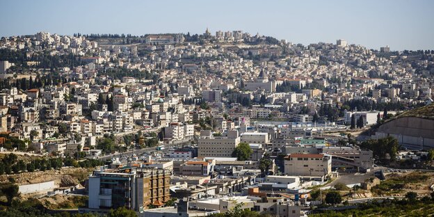 Blick auf die Stadt Nazareth