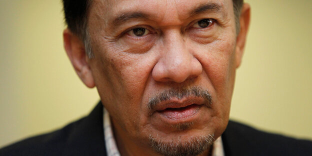 Der malaysische Oppositionsführer Anwar Ibrahim Der malaysische Oppositionsführer Anwar Ibrahim