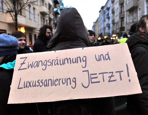 Protest gegen Räumung