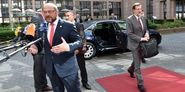 Martin Schulz und andere EU-Politiker Martin Schulz und andere EU-Politiker