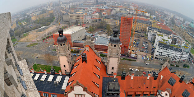 Leipzig aus der Vogelperspektive Leipzig aus der Vogelperspektive